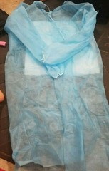 LOT OF 10 ISOLATION BLUE NON WOVEN 25 GSM POLYPROPYLENE DENTAL MEDICAL