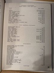 New Holland 890, 880-W, 880-S, 880-R2, 880-N2 Service Parts Catalog Manual 1978