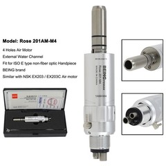 BEING Dental Contra Angle Straight Handpiece Air Motor 4 Holes Low Speed NSK EC