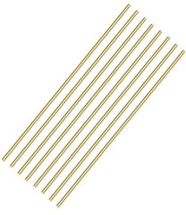 1/8 Inch Brass Round Rod 8Pcs Solid Round Brass Rod Lathe Bar Stock 11.8 inch…