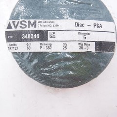 50 Pack VSM Abrasives 60 Grit 5″ Sanding Discs 348346 Green