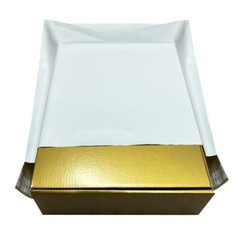 UOFFICE 50 Poly Mailers Bags 14.5×19″ – #6 Pouches Envelopes White Self-Sealing