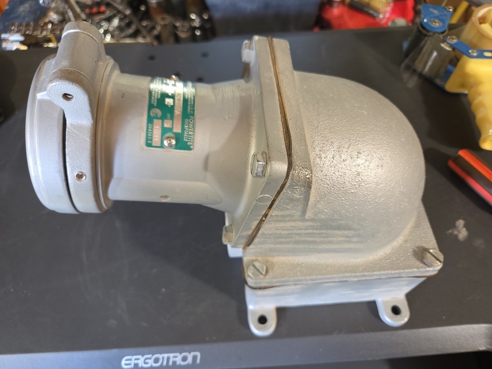 Appleton ADR1034 100A Female Recp. w/ Angle & Box (E-154e)