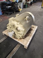 NEW GE 150 HP ELECTRIC MOTOR 2300 VAC 3 PHASE 3580 RPM 449TS FRAME TEFC