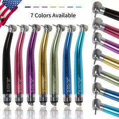 USA Push Button Dental High Speed Handpiece Single water spray Air Turbine 2/4H