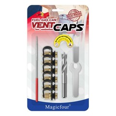 Fuel Gas Can Vent Caps, 6 Pack Fuel Gas Tank Vent Caps Gas Can Replacement Ve…