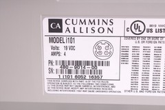 Cummins Allison i101 JetScan IFX i100 Automated Currency Counter 480-9014-00