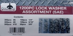 1200pc Goliath Industrial Lock Washer Assortment Kit (SAE) – LWA1200