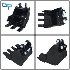 Mini Excavator Attachment 300 mm Narrow Bucket 12-inch Trenching Bucket W/2 Pins