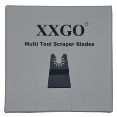 XXGO 10 Pcs Universal 2 Inch Multi Tool Scraper Blade – 10 Pcs, Silver