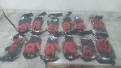 MCR Safety UT1950S 72 Pk Size S/Size 7 Red/Black Coated Gloves