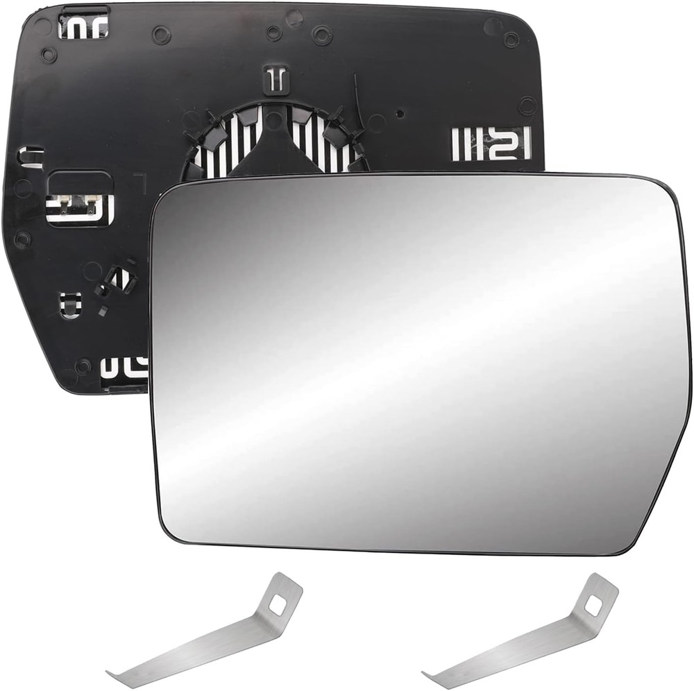 Driver Left Side Heated Mirror Glass Compatible with 2004-2014 Ford F150 – Exte