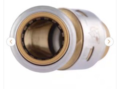 Sharkbite MAX UR648A, 1/2-in. x 1/2-in. Push-to-Connect 45-Degree Elbow Fitting