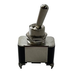 Heavy Duty On Off Metal Toggle Switch 10A 12V & Red Switch Flip Up Cover