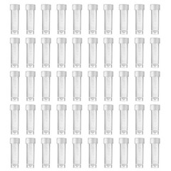 50 Pieces 5 ML Plastic Vials with Screw Caps Lab Sample Vials with Lids Plast…