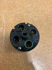 Hubbell 60A 250VAC 3Ø 4 Wire 5 HP IEC Pin & Sleeve Female Connector 460C9W