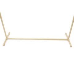 Golden Vintage Clothing Storage Shelf Garment Rack Clothes Hanger Industrial
