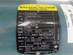 Dodge 26A20R14 20:1 Ratio 87.5RPM 2Hp 208-230/460V Right Hand Gearmotor
