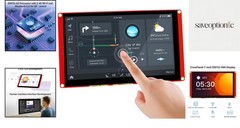 7-Inch TFT LCD Touch Screen RGB Display – 800×480 Resolution, Arduino Compatible