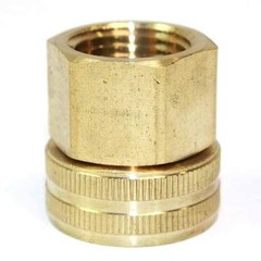 3/4″ GHT Female x 3/4″ Female NPT Water Hose Swivel Fitting – FGF012S