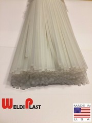 LLDPE Plastic Welding Rods 20ft- 20pk (12in x 4mm 5/32 Natural) Repair