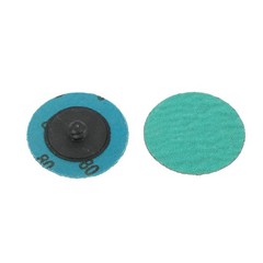 2 Inch (80 Grit) Green Zirconia Quick Change Sanding Discs Type R – 50 Pack
