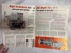 Minneapolis Moline MM 445 Tractor Advertising Sales Brochure Booklet