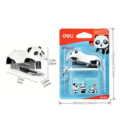Cartoon Mini Stapler Set 1000 Pcs No 10 Staples Cute School Office Binding