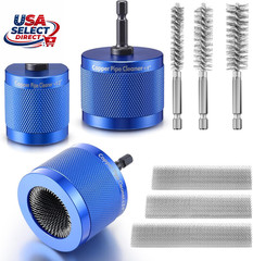 Copper Pipe Cleaner Set with Stainless Steel Brushes for Drill