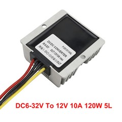 DC-DC 6-32V to 12V 5-25A Automatic Voltage Stabilizer Power Converter Regulator