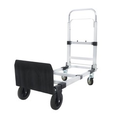 2 in 1 Folding Hand Truck Convertible Portable Steel Dolly 500 LBS Capacitycy