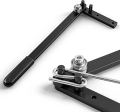 Manual Rebar Bender Mini Tubing Wire Bender Steel Construction Hand Rod Forming