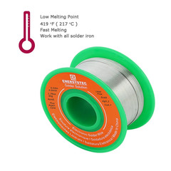 Lead-Free Solder Wire Rosin Core No Lead Wire Thin 0.6Mm 50G Fine Solder
