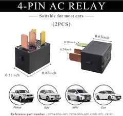 2 PCS , G8HL-H71 Multiple Use Starter Relay OEM 39794-SDA-A03 39794-SDA-A05, …