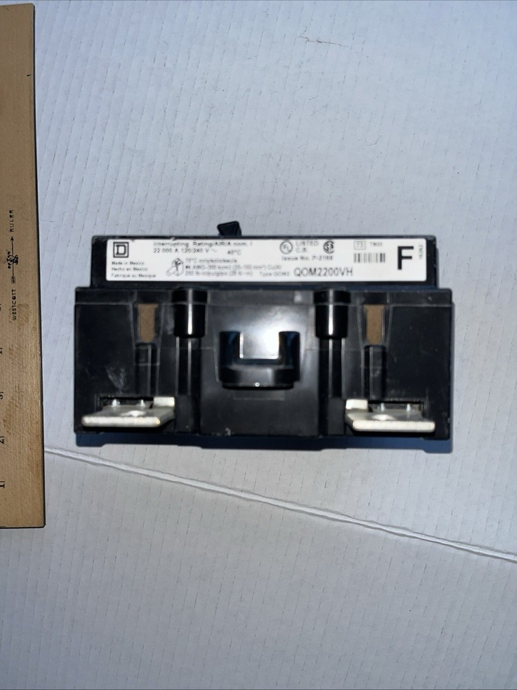Square D QOM2200VH 200A 2P 120/240V Circuit Breaker Free Shipping USA