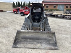 2013 John Deere 323D Skid Steer Crawler Loader Aux Hyd Bucket Forks bidadoo