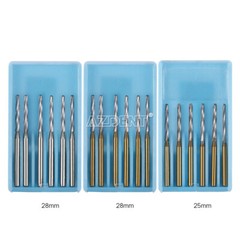 AZDENT Dental Tungsten Carbide Bur FG Dills Round Type For High Speed Handpiece