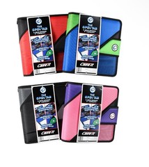 CASE-IT THE OPEN TAB 3-Ring Binder Notebook 2” Multi Pocket File Pouch Expand