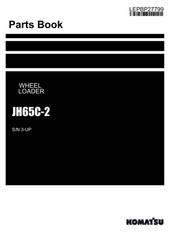 Komatsu JH65C-2 Wheel Loader Parts Catalog Manual SN JH65C-2