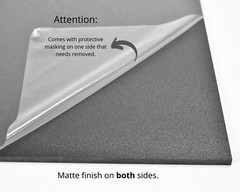 BuyPlastic White HDPE Boat Board, Marine Grade Plastic 1/2″ x 24″ x 54″