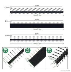 104pcs Double Sided PCB Board Kit Prototype Boards for DIY Soldering Electronic