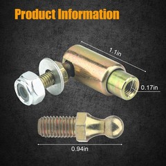 Throttle Disconnect, Quick Release Joint, 10-32 in Female Thread, with Allsta…