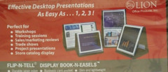 New Lion Flip-n-tell 40 Pages Display book N Easels Office Presentations 39008-H