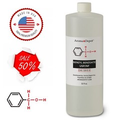 32 oz. Benzyl Benzoate USP/NF Wholesale Cas: 120-51-4 Bulk for Aroma, Cosmetics