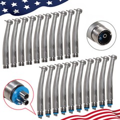 1-10* SANDENT Dental High Speed Handpiece Push Button Spray 2 /4Hole For NSK po