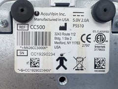 PRE OWNED | AccuVein CC500 Charging Cradle for AccuVein AV500 w/ Power Adapter