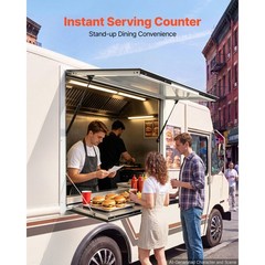 Uimoso 36×36 in Aluminum Alloy Concession Window with Foldable Shelf