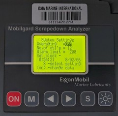 Exxon mobil AS-K14483-EM Mobilgard Scrape Down Analysis Gray