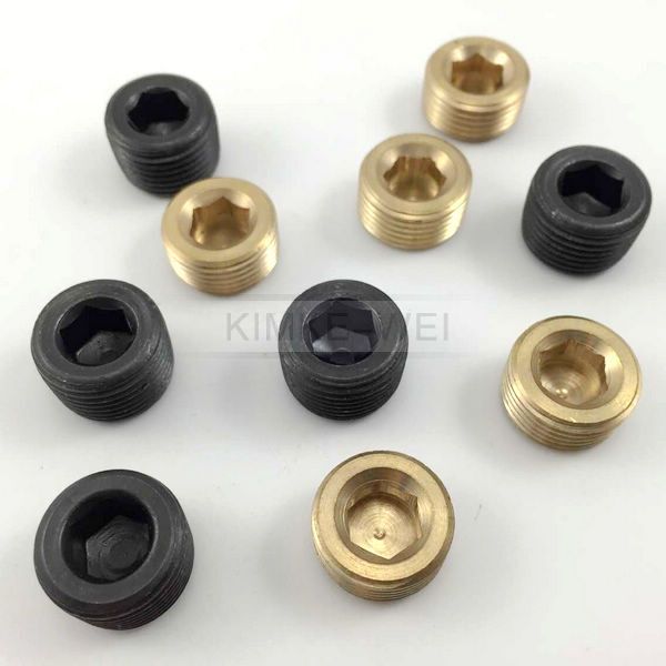 5pcs 1/8″ 1/4″ 3/8″ 1/2″ NPT Internal Hex Thread Socket Pipe Plug New