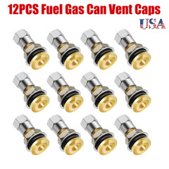 12 PCS Fuel Gas Can Jug Vent Caps For Gas Fuel Water Can to Allow Faster Flowing
